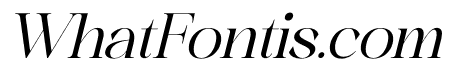 Melodies Constellation Serif Italic