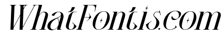 PARANOID CHARACTER REGULAR ITALIC