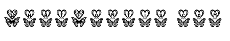 Valentine butterfly heart Reg