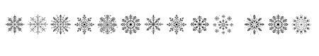 Snowflakes of happiness Regular