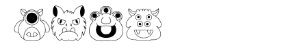 Hello Monster Dingbats