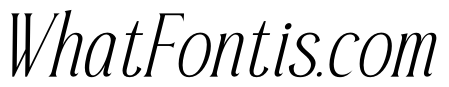 Safilms Crawford Italic