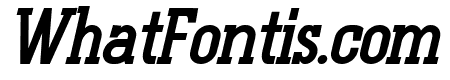 Gluttoner Slab ExtraBold Italic