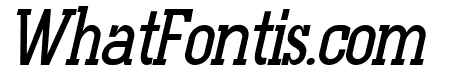 Gluttoner Slab Italic