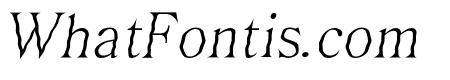 Ceramic Font Italic