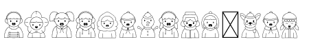 Christmas Avatars Dingbats
