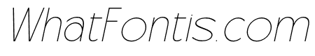 Carltine Thin Italic