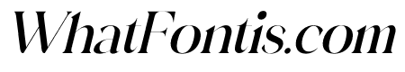 Grandest Serif Italic