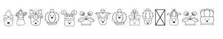 Potted Plants Dingbats