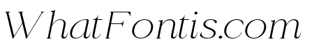 Radiant Charisma Light Italic