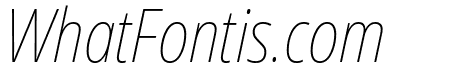 Noto Sans Condensed Thin Italic