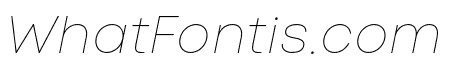 Code Next-Trial Hairline Italic