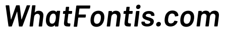 Barlow SemiBold Italic