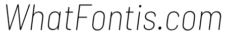 Barlow Semi Condensed Thin Italic