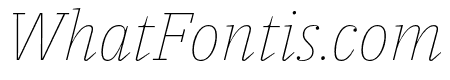 IBM Plex Serif Thin Italic
