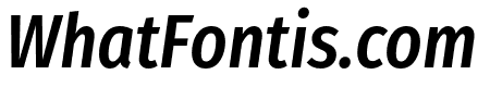 Fira Sans Condensed Medium Italic