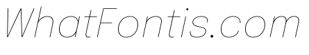 Epilogue Thin Italic