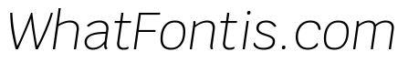 Krub Extra Light Italic