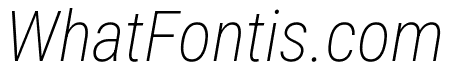 Roboto Condensed 200italic