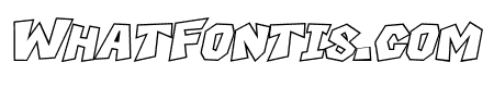 Boxtoon Bold Italic Outline