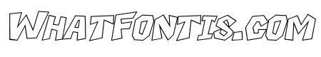 Boxtoon Italic Outline