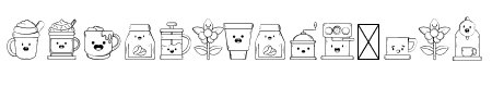 Coffee Cafe Dingbats