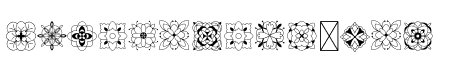 Flower Decorative Dingbats