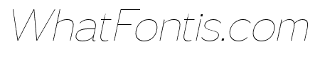 Lusio Thin Italic