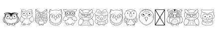 Owl Dingbats