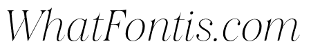 Salina Trial ExtraLightItalic