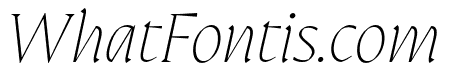 Auge Trial ExtraLightItalic