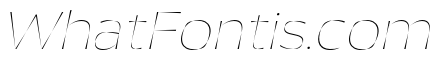 CalleoFlux Trial HairlineItalic