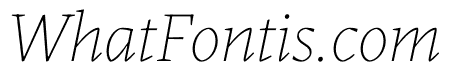 Audela Trial ExtralightItalic