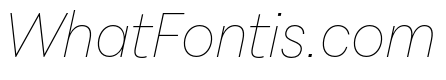 Peridot Devanagari Thin Italic