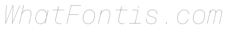 Forma Djr Mono Thin Italic