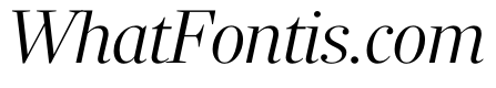 Richmond Display Light Italic