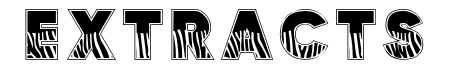 Zebra Skin Themed Font 2 Reg