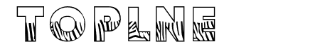Zebra Skin Themed Font 3 Reg