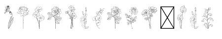 FloraLineFont