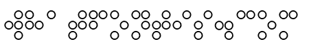 Gozen Braille Outline