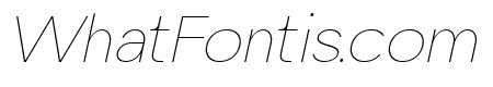 Latom Grotesque Thin Italic