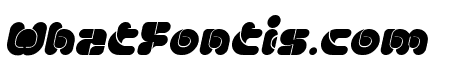 ORBIT AROUND Bold Italic