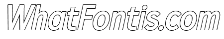 Xerifut Italic Outline