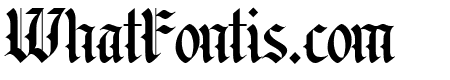 Backrows Blackletter