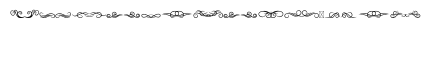 Cursive Divider