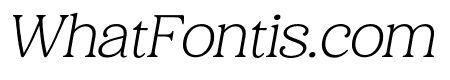 Holimole Extra Light Italic