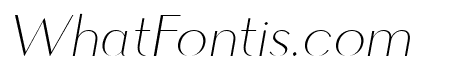 Quantum Mystique Thin Italic