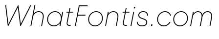 TT Fors Trial Thin Italic