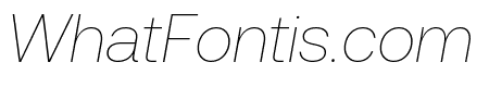Aeonik ThinItalic