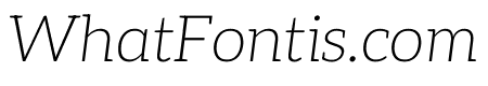 Aleo ExtraLight Italic